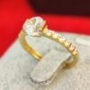 ANILLO COMPROMISO ORO DE 18K CON BRILLANTE DE 1KILATE