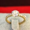 ANILLO COMPROMISO ORO DE 18K CON BRILLANTE DE 1KILATE