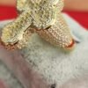 ANILLO DE CRUZ EN ORO 18K CON BRILLANTES