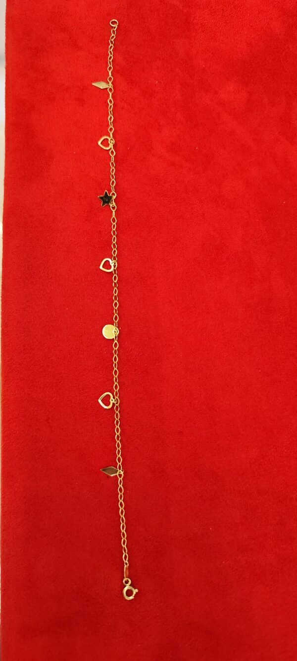 TOBILLERA EN ORO 18K