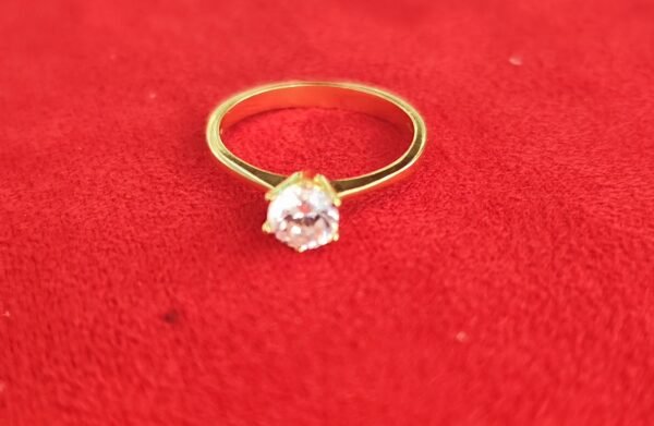 ANILLO SOLITARIO ORO 18K