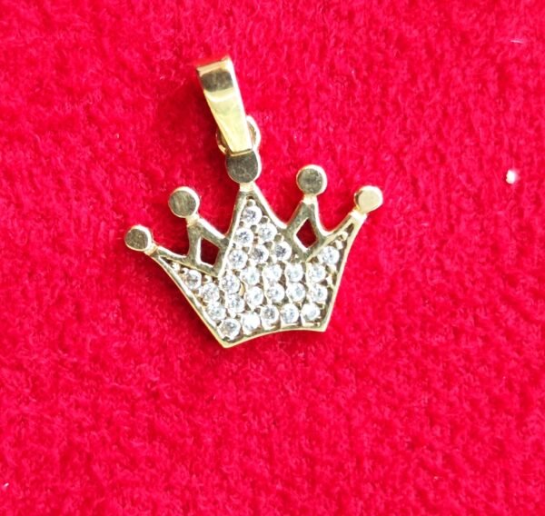 COLGANTE CORONA ORO 18K