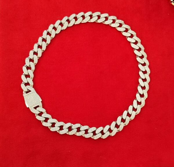 GARGANTILLA ORO BLANCO Y BRILLANTES ORO 18K