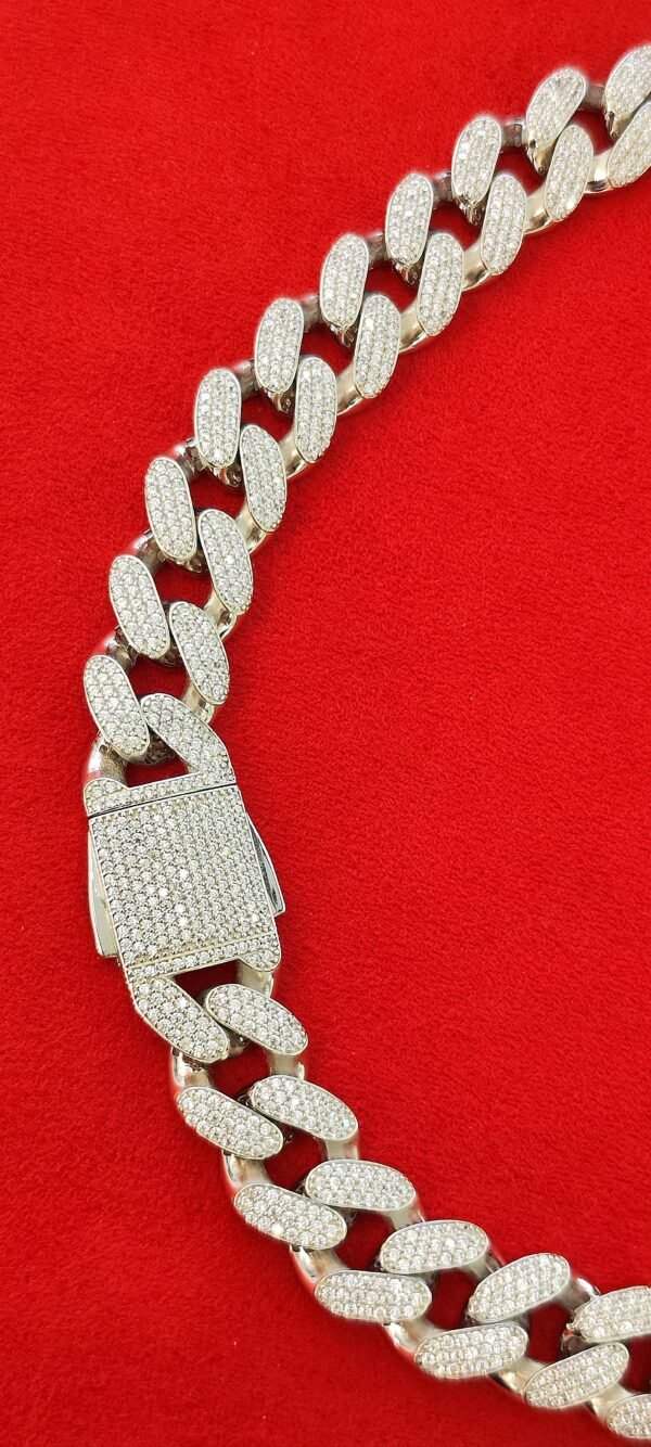 GARGANTILLA ORO BLANCO Y BRILLANTES ORO 18K