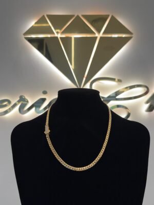 CHOKER 45CM ORO 18K